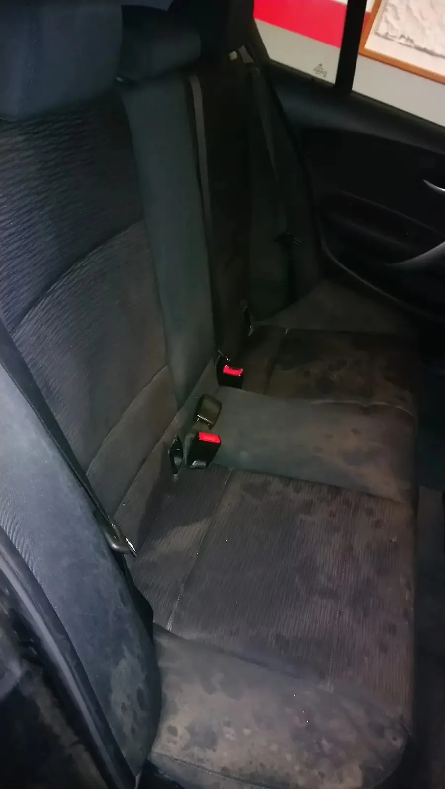 Trabajo real · Tapicería de coche